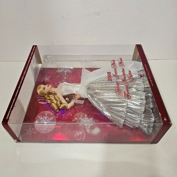 Rare Vintage 2008 Mattel Holiday Barbie Doll N5862 NEW in BOX, Unopened! - Picture 4 of 7